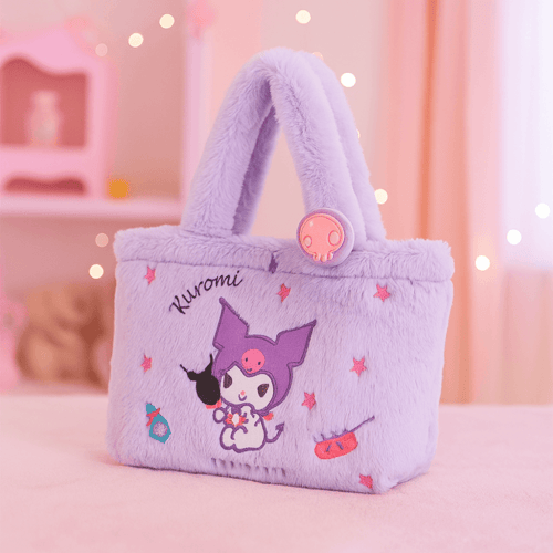 حقيبة غداء من الفرو بشخصية كورومي