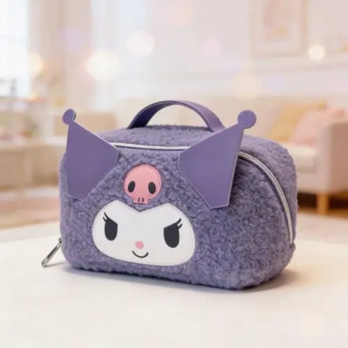 حقيبة مستحضرات تجميل كورومي بريزم كبيرة مع مقبض