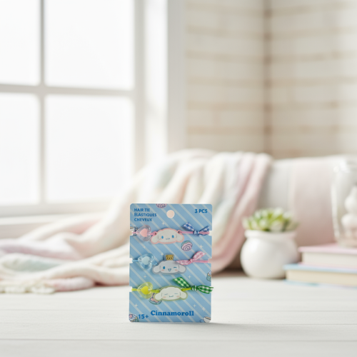 ربطة شعر من مجموعة سانريو بشخصية سينامورول - 3 قطع