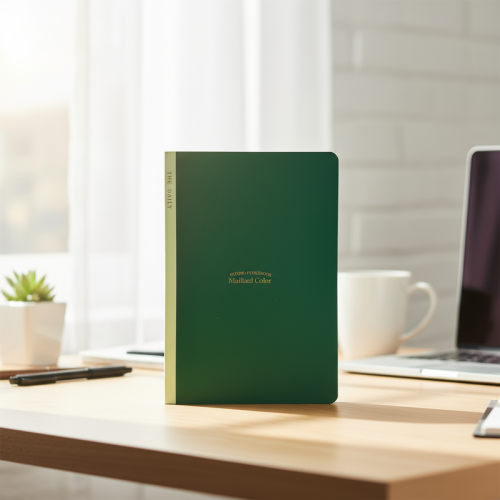 دفتر A5 من مجموعة مينيماليزم ريترو 28 ورقة - احمر