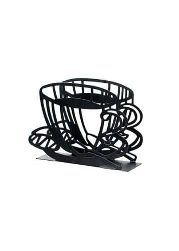 حامل مناديل بتصميم كوب القهوة