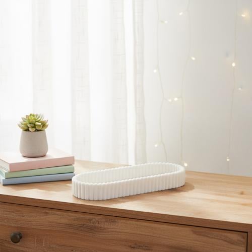 صندوق تخزين قصير - ابيض