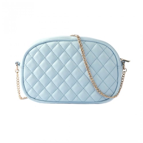 حقيبة كتف بنمط الألماس - ازرق فاتح - مقاس 12*18