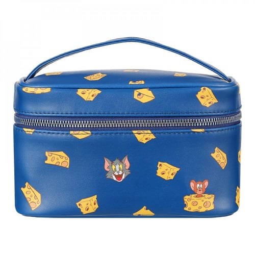 حقيبة مكياج من توم وجيري - ازرق
