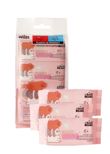 مناديل مبللة من مجموعة الدببة الثلاثة (8 اظرف 8 من...