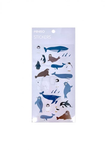 ملصقات من سلسلة المحيط - 10 * 22 سم