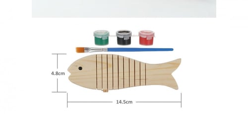 مجموعة طلاء خشبية - سمك