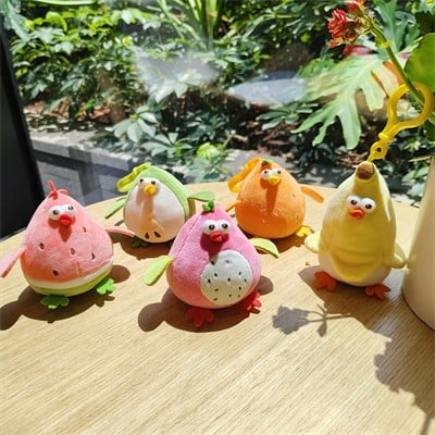 دمية محشوة بحجم 8 سم من سلسلة فاكهة دندن - بطيخ