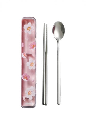 مجموعة أدوات المائدة من سلسلة أزهار الساكورا - ملع...