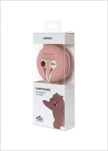 سماعة أذن سلكية من مجموعة الدببة الثلاثة - ابيض