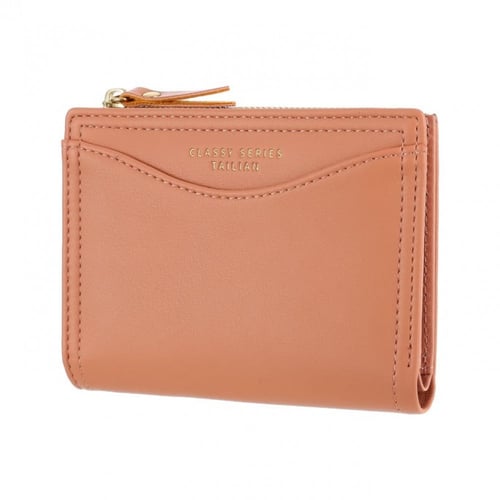 محفظة نقود سحاب قصير - وردي