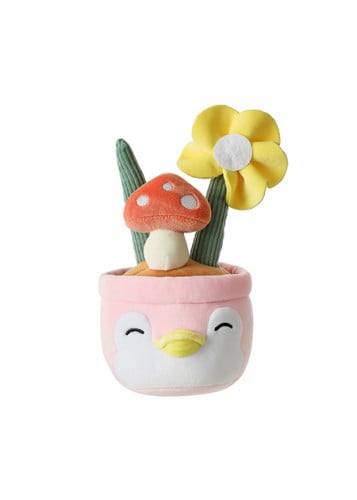 دمية محشوة على شكل رأس شخصية البطريق بن بن - 22 سم