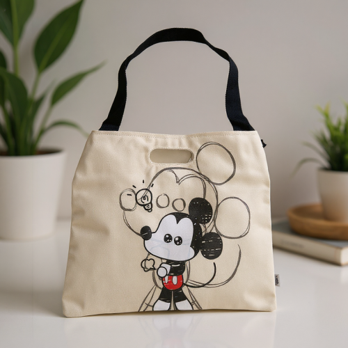 حقيبة تسوق كتف عرضية من مجموعة ديزني ميكي بحجم 43*...