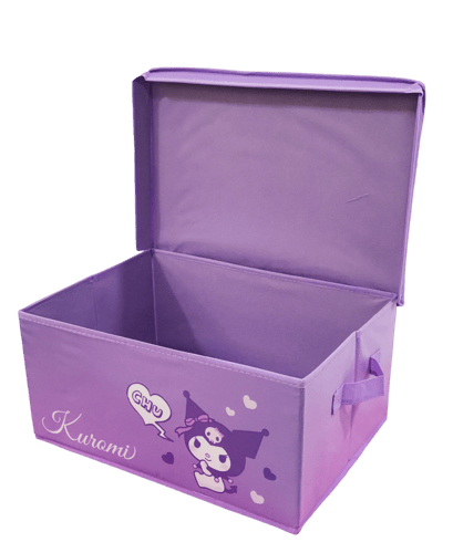 صندوق تخزين بغطاء من القماش بتصميم شخصية كورومي -ك...