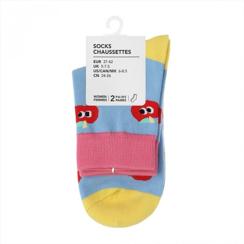 جوارب نسائي عدد 2 زوج (ازرق) - مقاس 37 - 42