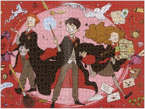 لعبة تركيب او بزل 1000 قطعة من سلسلة هاري بوتر - ا...