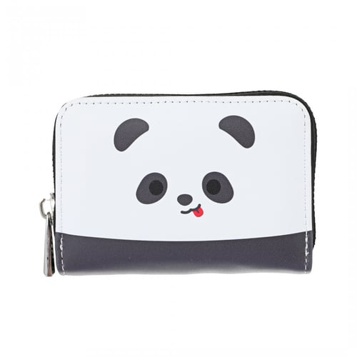 محفظة نقود معدنية بسحاب من سلسلة وجوه الحيوانات -...