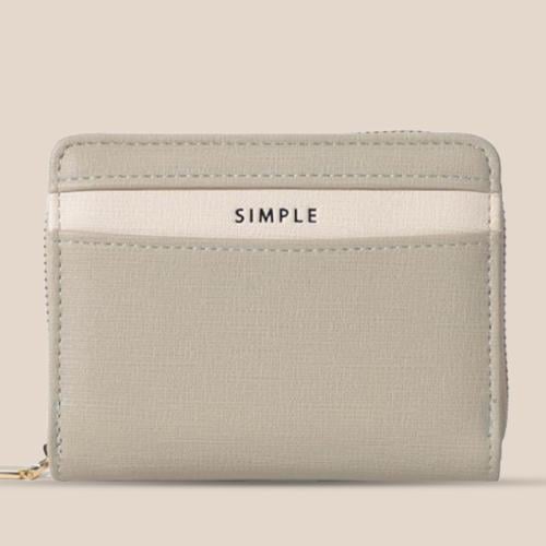 محفظة نسائية ثنائية الطيات بحجم 12سم*3سم*9سم - اخض...