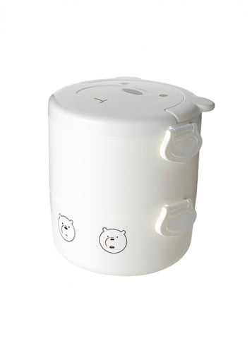 صندوق غداء بينتو مزدوج الطبقات من سلسلة الدببة الث...