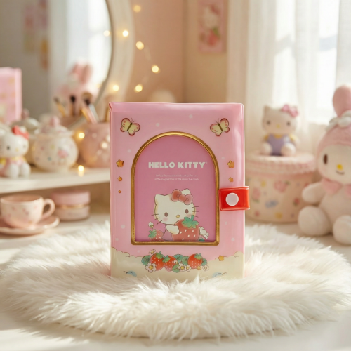دفتر بحجم B6 بغلاف مقوى هيلو كيتي من مجموعة سانريو...