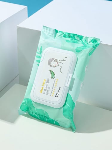 مناديل مرطبة لازالة المكياج بخلاصة الالوفيرا - 35...