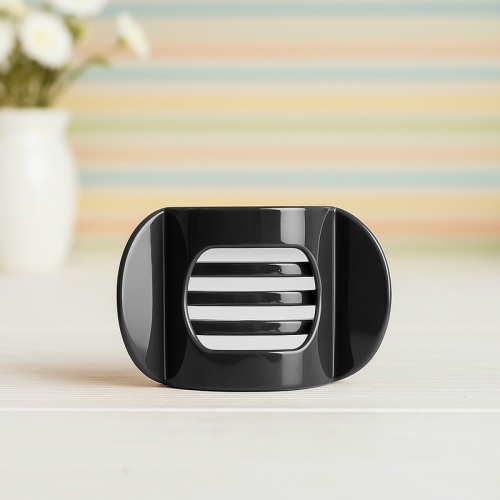 مشبك شعر كبير من سلسلة ميني سو - اسود