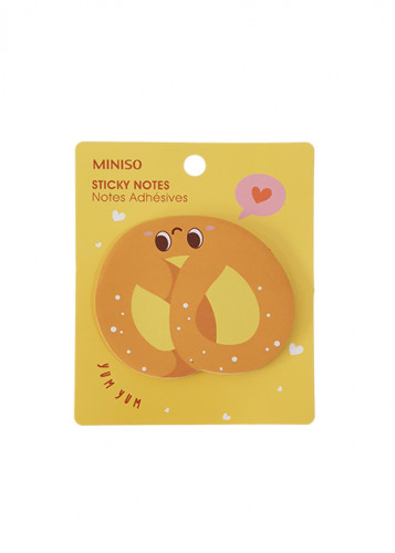 ورق ملاحظات لاصق من مجموعة هابي فودز - 30 ورقة