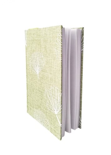 دفتر بغلاف مقوى من القطن والكتان بحجم A5 عدد 100 و...