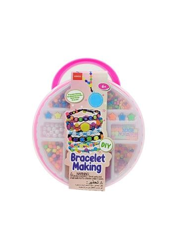 صندوق الخرز الدائري لصنع الأساور اليدوية