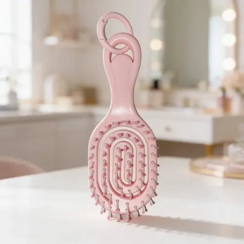 فرشاة شعر صغيرة بفتحة تهوية مع فتحة تعليق - صغير