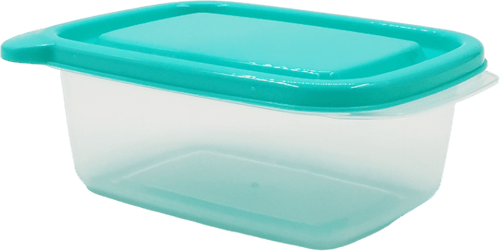 حاويات تخزين الطعام المستطيلة الملونة سعة 400 مل -...