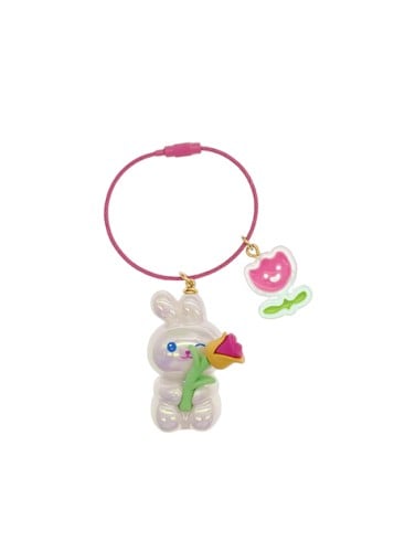 سلسلة مفاتيح أرنب الزنبق