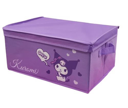 صندوق تخزين بغطاء من القماش بتصميم شخصية كورومي -ك...