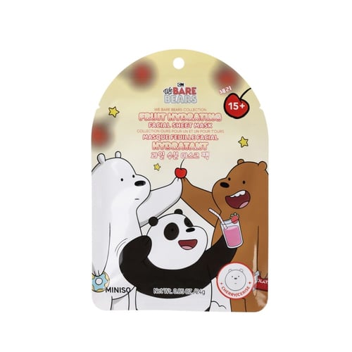 قناع ورقي مرطب للوجه من مجموعة الدببة الثلاثة - ال...