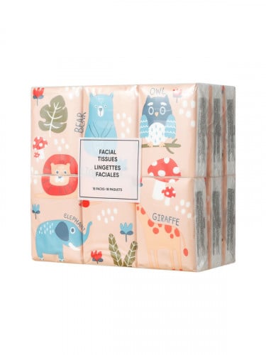 مناديل وجه فورست فاميلي - 18 ربطة