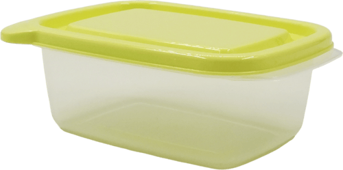 حاويات تخزين الطعام المستطيلة الملونة سعة 400 مل -...