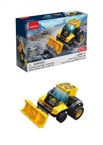 لعبة أطفال مكعبات بناء السيارات بلدوزر - 36 قطعة