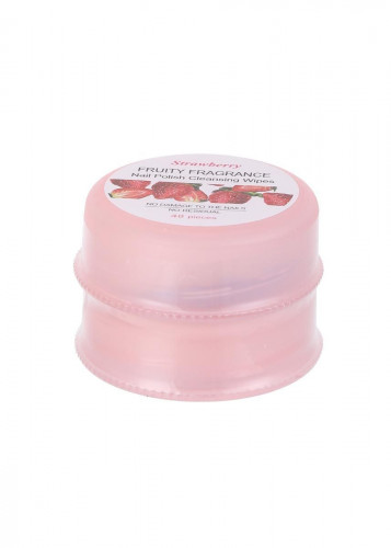 مسحات مزيلة للمناكير ( برائحة الفراولة )