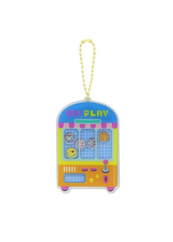 سلسللة مفاتيح من مجموعة سمايلي وورلد - اصفر