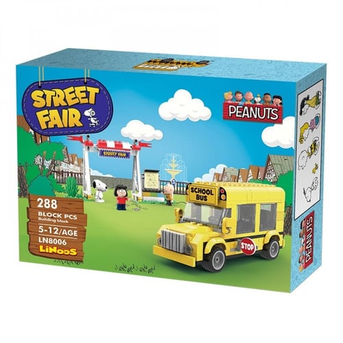 مكعبات بناء معرض سنوبي ستريت أ (حافلة مدرسية ، 288...