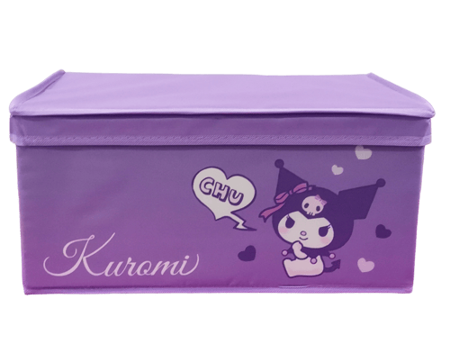 صندوق تخزين بغطاء من القماش بتصميم شخصية كورومي -ك...