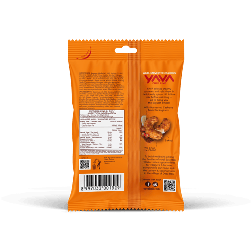 يافا كاجو | حار وليمون | 35 جرام | 10 حبات