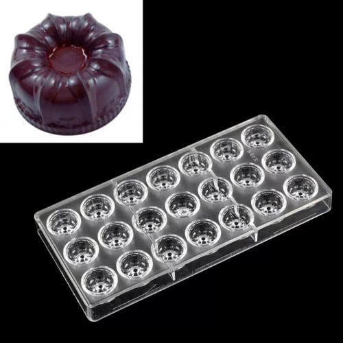 قالب شوكولاتة أكريليك زهرة