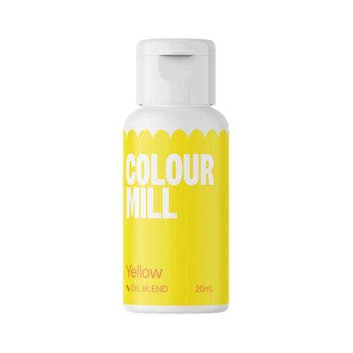 لون أصفر ( Yellow ) زيتي 20مل | Colour Mill