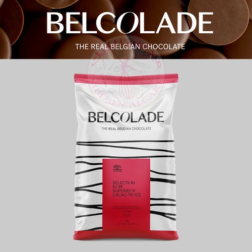 أقراص شوكولاتة داكنة بلجيكية بيلكولاد Belcolade