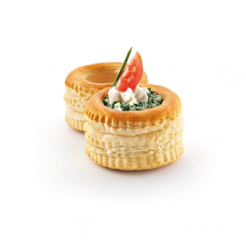 كرتون تارت فولفان دائري مالح بلجيكي 336 حبة