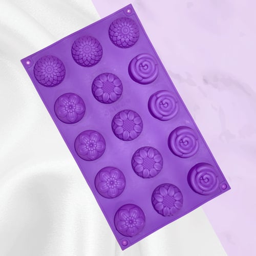 قالب سيليكون ورد 15 فتحة