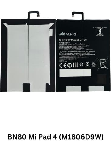 M.H.Q BN80 Mi Pad 4 (M1806D9W) BATTERY