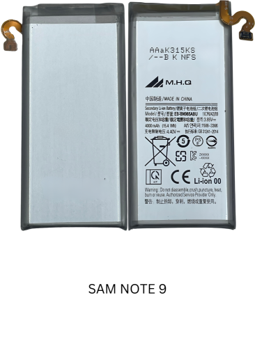 M.H.Q SAM Note 9 (SM-N960) - EB-BN965ABU BATTERY -...