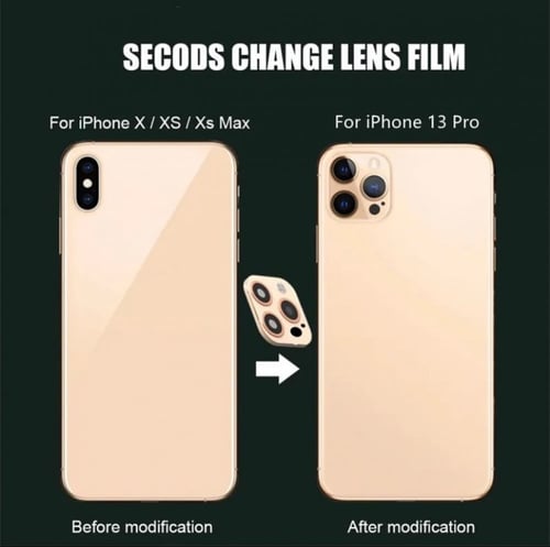 ترهيم الكاميرا ايفون XS/XS MAX الى 13 رو